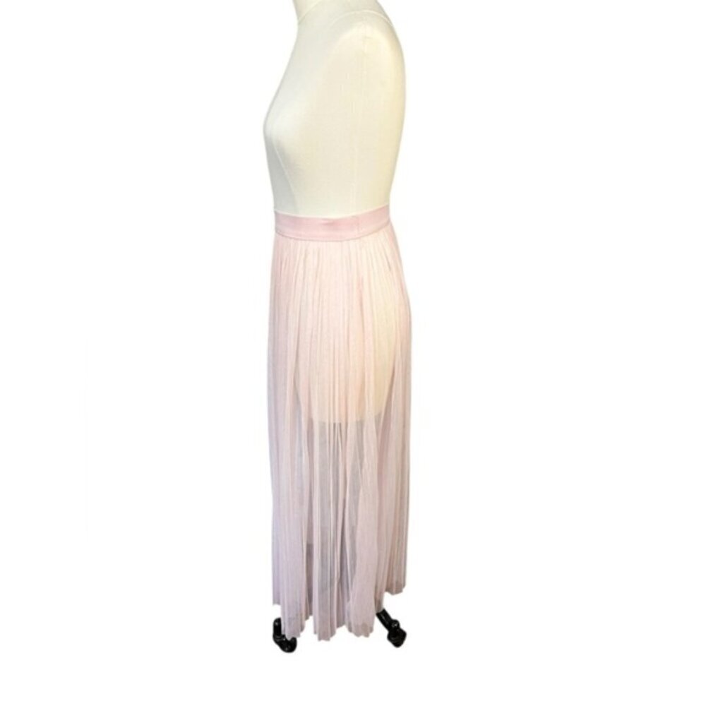 H&M Loves Coachella Pleated Pink Skirt - Picture 2 of 5